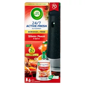   Air Wick ACTIVE FRESH készülék+utántöltő 228ml (4db/karton) Winter Punch & Spices
