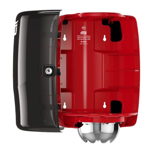 Tork adagoló M2 belsőmag adagolású tekercsekhez - ütésálló műanyag, fekete, türkiz