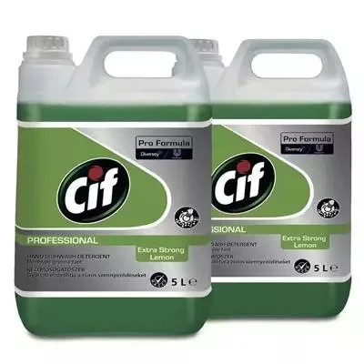 Cif Dishwash kézi mosogatószer 5L (2db/karton) Extra Strong Lemon