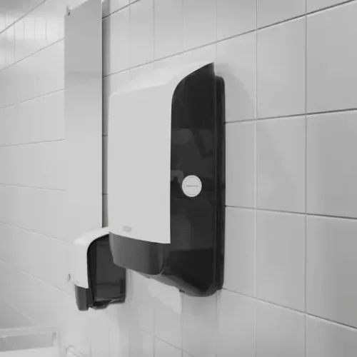 Katrin Hand Towel M (H3) műanyag kéztörlő adagoló hajtogatott papírhoz MEDIUM - fehér