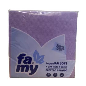 Famy szalvéta 33x33cm, 2r., 40lap/csg, (24csg/karton) Lila