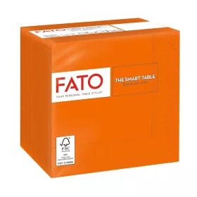Fato Szalvéta 24x24cm narancs 2 rétegű 100 lap/csomag
