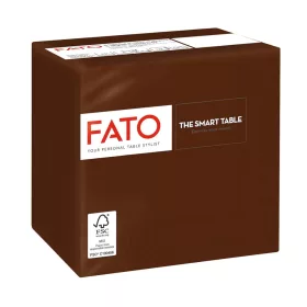 Fato Szalvéta 24x24cm csokoládé 2 rétegű 100 lap/csomag