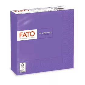 Fato Szalvéta 33x33cm viola 2 rétegű 50 lap/csomag