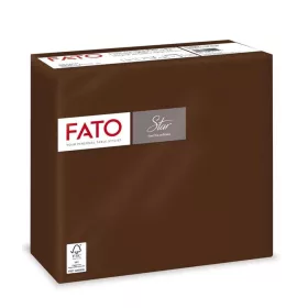   Fato Sztár szalvéta 2 rétegű 38x38cm csokoládé színű 40 szál/csomag