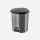 Dunya szemetes pedálos, 18L (6db/karton) - Szürke
