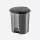 Dunya pedálos szemetes 30L (4db/karton) szürke/fekete