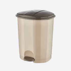 Dunya szemetes pedálos, 50L (2db/karton) - Barna