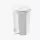 Dunya szemetes pedálos, 50L (2db/karton) - Fehér