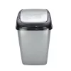 Szemetes billenős 35L,  Poly Time Fantastic E-244 (12db/karton) fekete / antracit