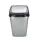 Szemetes billenős 35L,  Poly Time Fantastic E-244 (12db/karton) fekete / antracit
