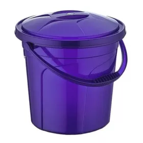 Vödör Poly Time műanyag 10L, levehető fedéllel