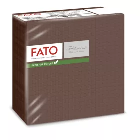   Fato Airlaid szalvéta 40x40cm Shade csokoládé barna 50 lapos
