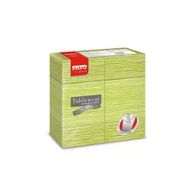   Fato Airlaid szalvéta Quick Pocket 40x40cm Millerighe pisztácia 40 lapos