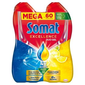   Somat Gold Duo gél gépi mosogatószer 2X540ml (4db/karton) lemon