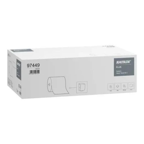 Katrin tekercses kéztörlő Paper Towel Roll M2, 2 rétegű, fehér, 150m/tek, 6tek/karton (40 karton/raklap)