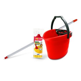   Bonus SupraMop felmosó szett (vödör 18L, csavaró kosár, felmosó nyél, SupraMop) (Kivezetésre került, ameddig a készlet tart)