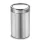 Rozsdamentes acél henger billenőfedeles szemetes 12L, fényes