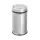 Rozsdamentes acél henger billenőfedeles szemetes 11L, fényes