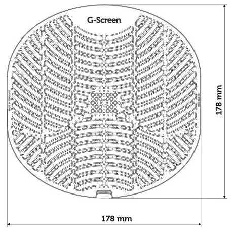 G-Screen piszoár rács (12db/karton) Yellow citrus-mangó