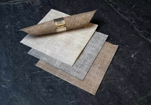 Infibra Szalvéta 38x38cm Trend Trama mustard 2 réteg 40 lap/csomag