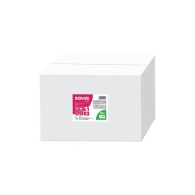   Sovio V hajtogatású kéztörlő, 2rétegű, fehér, 150lap/csg, 20csg/karton (40karton/raklap)