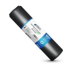 Szemeteszsák fekete 80x120 40mikron 160L 10db/tekercs 