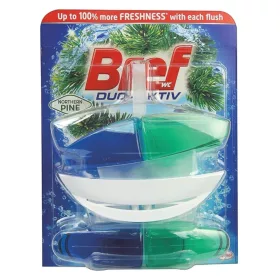   Bref Wc Duo-Aktiv toalett Illatosító fenyő Illattal, + UTÁNTÖLTŐ 2x50ml