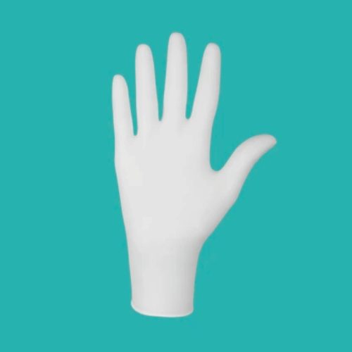 MERCATOR gumikesztyű Santex powdered latex púderes vizsgálókesztyű "S" (100db/doboz, 10doboz/karton)