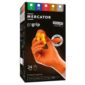   MERCATOR gumikesztyű GOGRIP ORANGE ONE BY ONE a'100 "XXL" (100db/doboz, 10doboz/karton)
