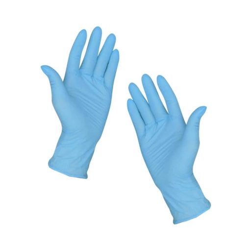 SETINO gumikesztyű Nitril - 3.5g  Kék "L" (100db/doboz, 10doboz/karton)