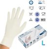 SETINO gumikesztyű Nitril - 3.5g  Fehér "L" (100db/doboz, 10doboz/karton)