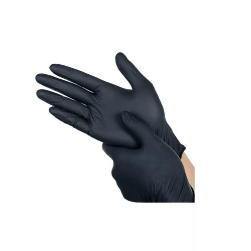 SETINO gumikesztyű Nitril - 5.0g  Fekete "L" (100db/doboz, 10doboz/karton)