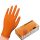 SETINO gumikesztyű Nitril - 8.5g  Narancssárga, ERŐSÍTETT "L" (50db/doboz, 10doboz/karton)