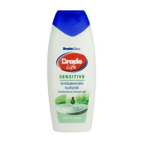   BradoLife Antibakteriális tusfürdő 400ml (12db/karton) sensitive, zöld tea