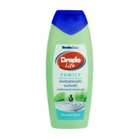   BradoLife Antibakteriális tusfürdő 400ml (12db/karton) aloe Vera