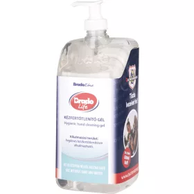   Bradolife kézfertőtlenítő gél pumpás 1,5L (10db/karton)