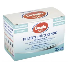 Bradolife fertőtlenítő kendő 25db/csg (20db/karton)