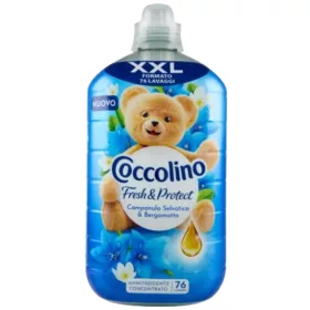   Coccolino Fresh&Protect öblítő 1,750L Campanula Selvatica&Bergamotto