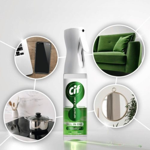 CIF Infinite+Clean All in One UTÁNTÖLTŐ 590ml Clean Lime & Lemongrass