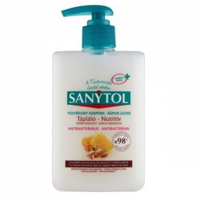   Sanytol antibakteriális folyékony szappan mandulatej és méhpempő 250ml
