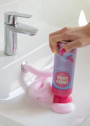 Crazy Good habzó lefolyótisztító és illatosító, Lemon Fresh 450 ml (10db/karton)