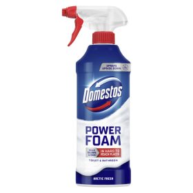   Domestos Power Foam WC és fürdőszoba tisztító hab 435ml (12db/karton) Artic Fresh
