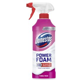   Domestos Power Foam WC és fürdőszoba tisztító hab 435ml (12db/karton) Floral Fresh