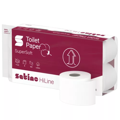 Satino Wepa Prestige toalettpapír, 4 rétegű, 150lap/tekercs, 8tek/csg, 8csg/karton (33 karton/raklap)