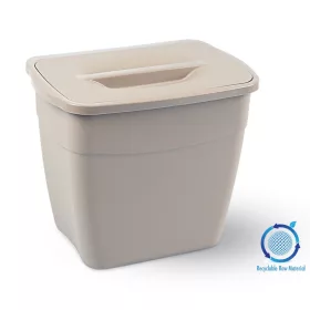   Koala szemetes, fedővel 6L (Hanging Bucket) mink (tejeskávé) színű